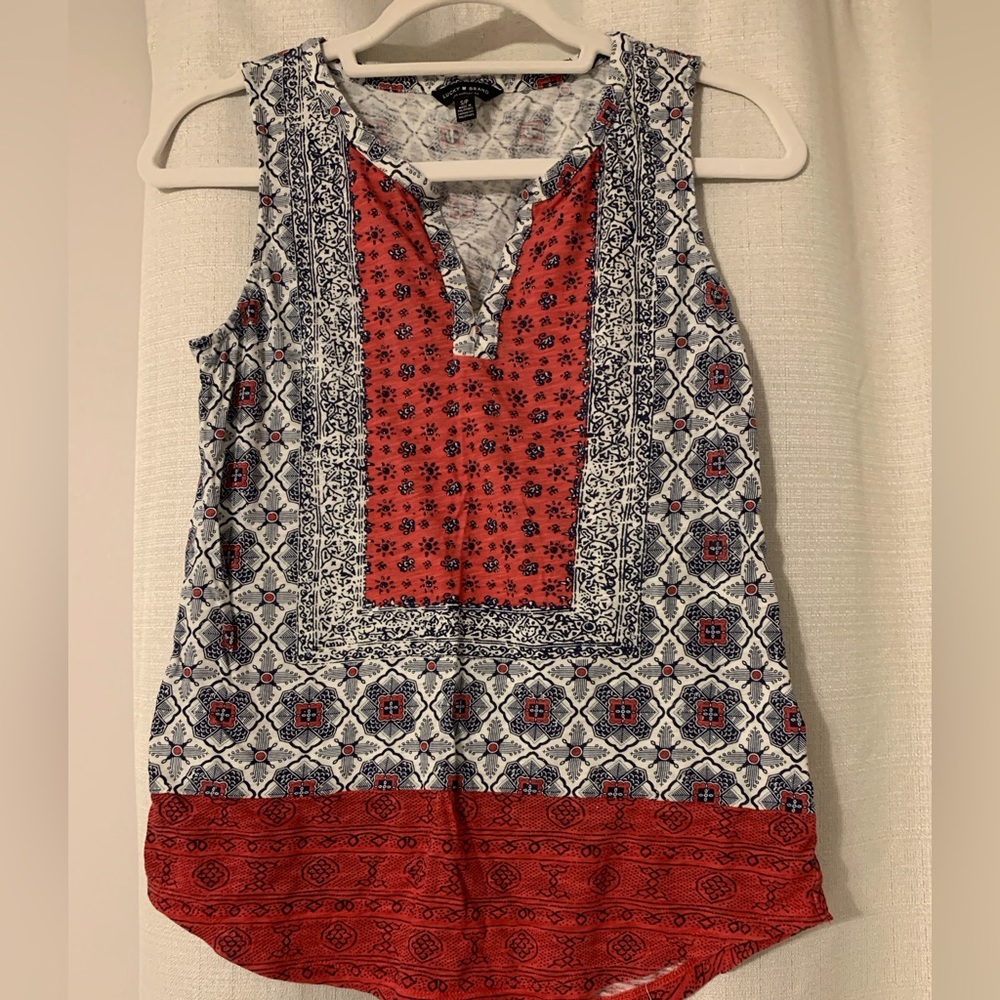 Lucky brand sleeveless blouse
